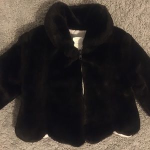 Toddler faux fur coat